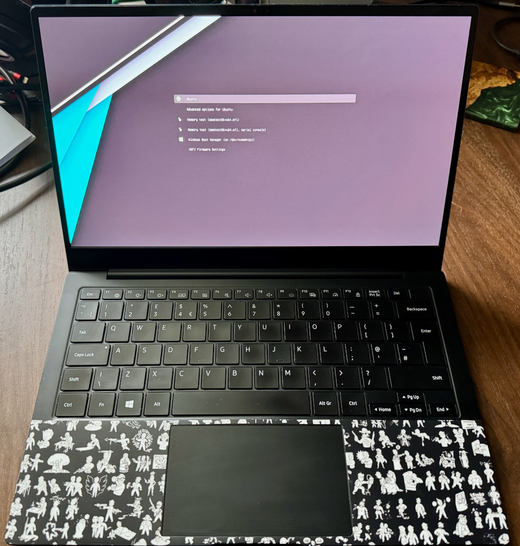 Keyboard and screen